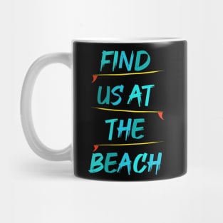 Beach Surfing quote Mug